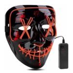 LED Işıklı Yeşil Maske - Görsel 3