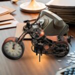 Metal Motosiklet Saat - Görsel 3