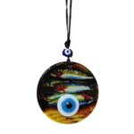 Balık Desenli 12 Cm Füzyon Cam Duvar Süsü - Görsel 4