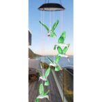 Solar Led Işıklı Kuşlu Bahçe Dekoru 6 Ledli,Renkli Işık - Görsel 4