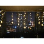Yıldız 4m 96 Led 19 Saçak 40-50-60cm Gün Işığı yıldız boyutu:7cm - Görsel 2