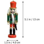 KURŞUN ASKER AHŞAP DEKORATİF EŞYA (6lı SET 13CM) - Görsel 2
