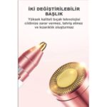 Çift Başlıklı Epilasyon Yüz Çene Işıklı Kıl Tüy Alma Mini Cep Epilasyonu - Görsel 2
