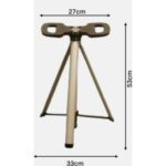 Katlanabilir Baston Tabure, Walking stick and portable stoo - Görsel 3