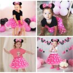 Pembe Fiyonklu Minnie Mouse Tacı Mini Kulak - Görsel 2