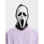 Kapşonlu Çığlık Maskesi Scream Maskesi - Hayalet Maskesi 33x21 cm - Görsel 3