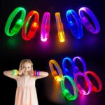Festival & Parti LED Bileklik Baskı Yapılabilir 3 Farklı Mod Işıklı 1 Adet - Görsel 3