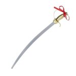 Altın Renk Kabzalı Zararsız Oyuncak Şövalye Kılıcı – 68 cm (Plastik) - Görsel 3