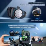 Q28 Kameralı Motosiklet Kask Kulaklığı - Görsel 3