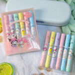 6&apos;lı Fosforlu Kalem Seti - Sanrio Karakterleri, Kuromi, Hello Kitty - Görsel 4