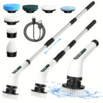 7 in 1 Kablosuz Elektrikli Temizlik Fırçası Seti - Görsel 4