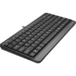 A4 TECH FK10 Q TR MM GRİ/SİYAH USB KABLOLU KLAVYE - Görsel 2