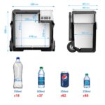 Acopower PX50 12/24/220Volt 50Litre Kompresörlü Tekerlekli Outdoor Oto Buzdolabı (Akü Dahil Değildir) - Görsel 5
