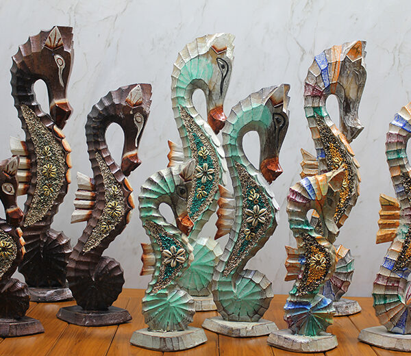 Ahşap 3&apos;lü Denizatı Kumlu