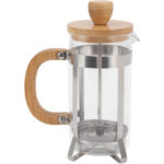 Ahşap Detaylı 600 ml Cam French Press - Görsel 3