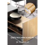 Ahşap Görünümlü Kendinden Yapışkanlı Kaplama Folyosu 5 Metre - Görsel 2