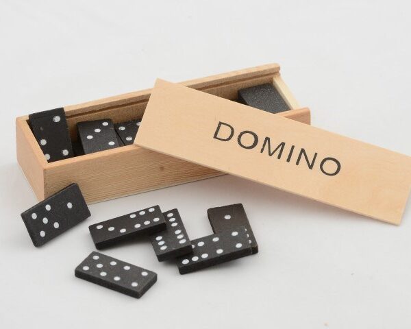 Ahşap Kutulu Domino Oyunu Model 2