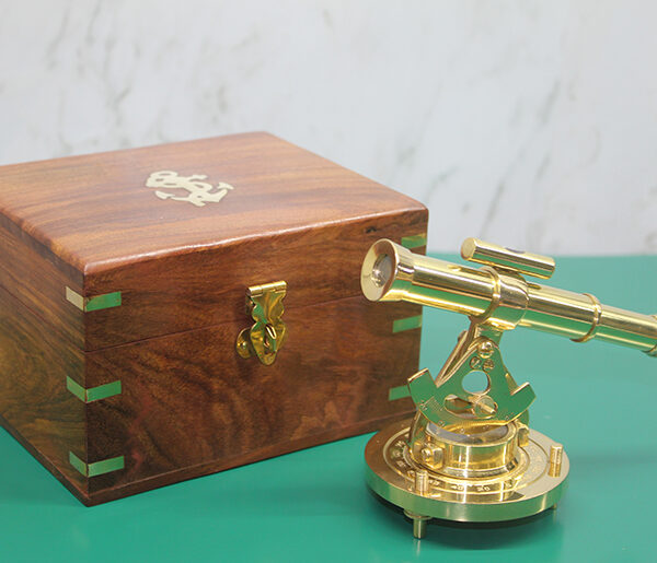 Ahşap Kutulu Pusulalı Dürbün