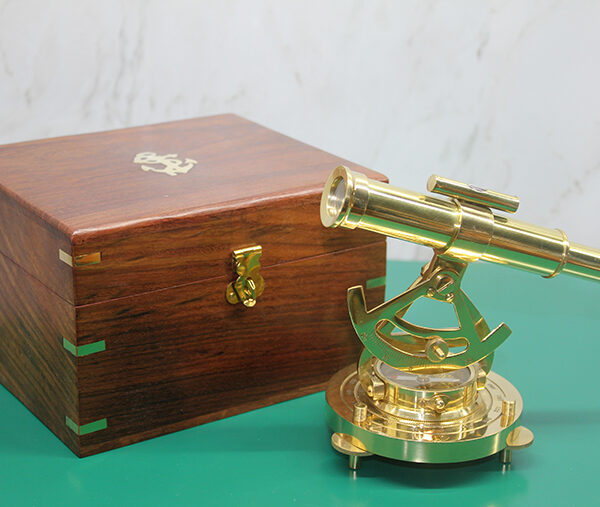 Ahşap Kutulu Pusulalı Dürbün Büyük Boy