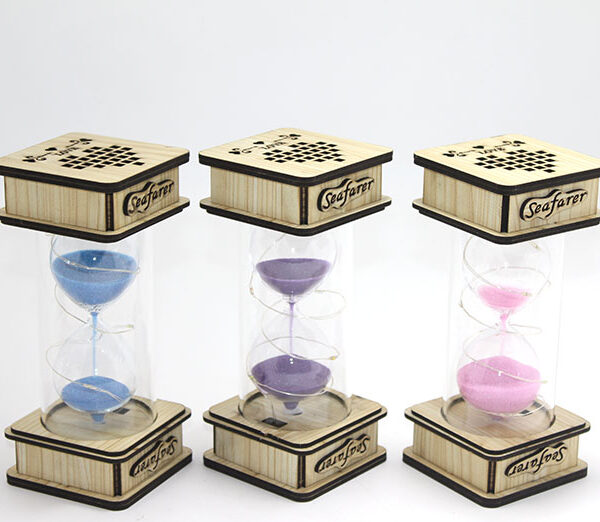 Ahşap Ledli Kum Saati Model 2