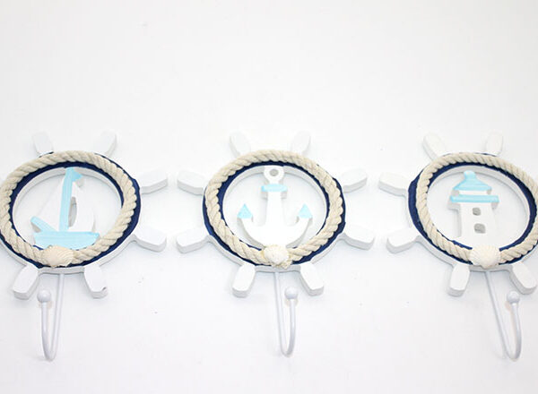 Ahşap Marin Dümenli Askılık