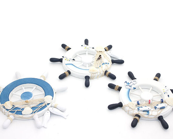 Ahşap Marin Duvara Asmalı Dümen