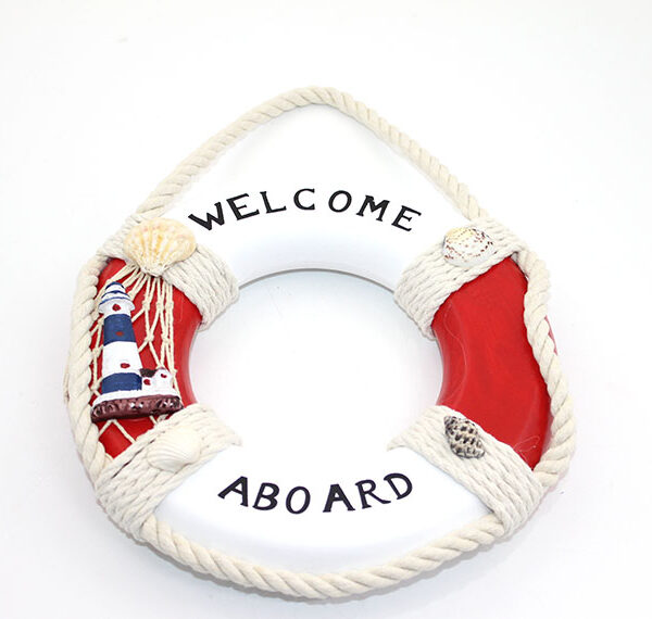 Ahşap Marin Duvara Asmalı Simit Model 2