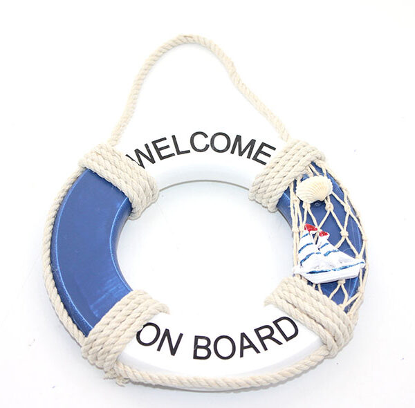 Ahşap Marin Duvara Asmalı Simit Model 1