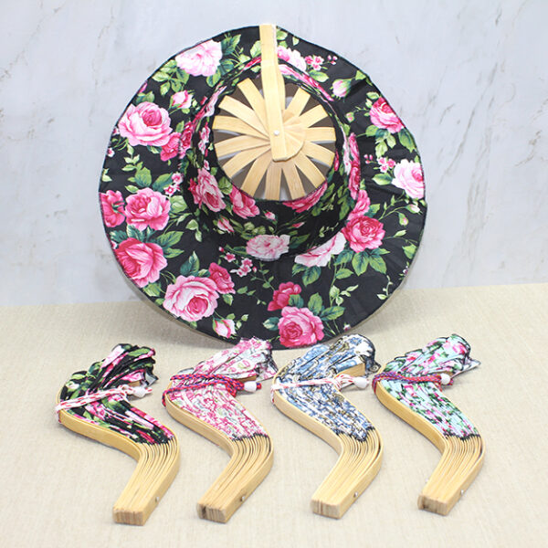 Ahşap Şapkalı Yelpaze