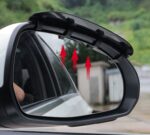 Araba Ayna Yağmur Koruyucu Siper Karbon Desenli - Görsel 3