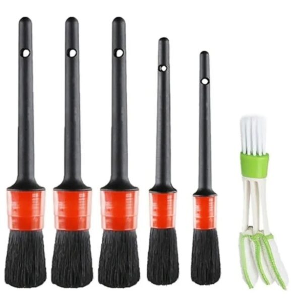 Araba Temizlik Detay Fırçası 5+1 Set