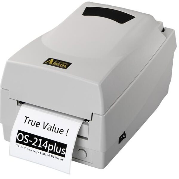 ARGOX OS-214 PLUS 203DPI TERMAL TRANSFER USB+SERİ + PARALEL(LPT) BARKOD YAZICI (RİBONLU KULLANIM)