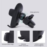 AUKEY HD-C48-BK 360 DERECE TÜM CİHAZLARLA UYUMLU ARAÇ İÇİ TELEFON TUTUCU KOLAY KİLİTLEME/BIRAKMA - Görsel 2