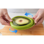 Avokado Şeklinde Esnek Yiyecek Saklama Kutusu - Görsel 5