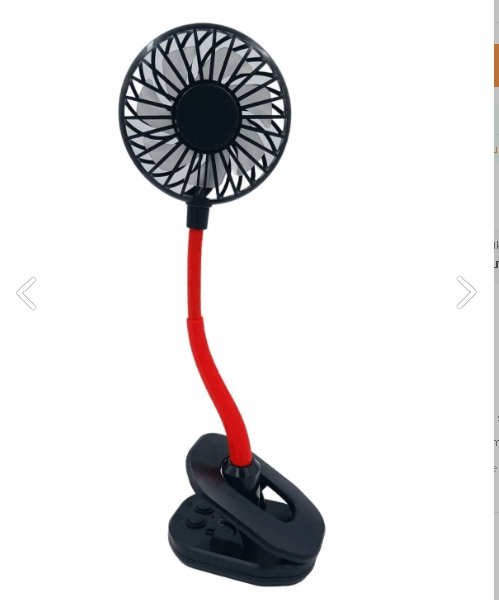 Ayarlanabilir Kıskaçlı Masa Üstü Mini Vantilatör