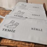 Baskılı Kirli-Temiz Seyahat (Çorap) Torbası - Görsel 4