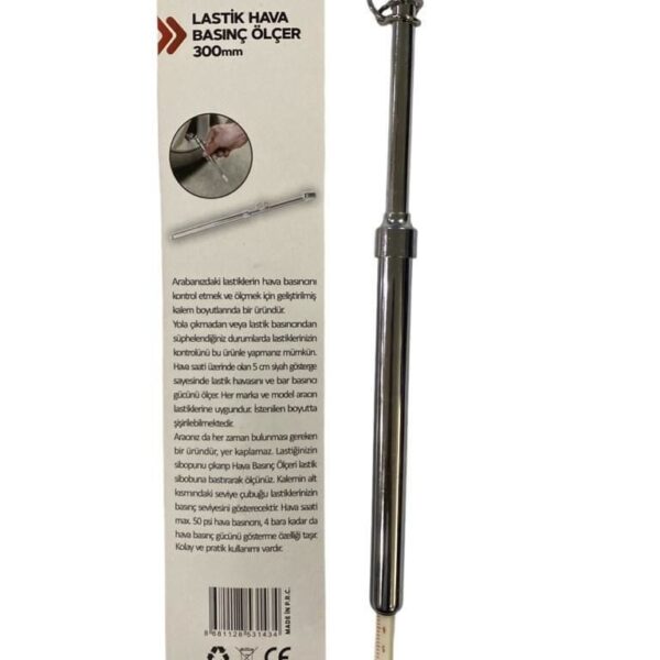 Bay-Tec MK1287-2 Lastik Basınç Ölçer 300 mm