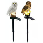 Baykuş Tasarımlı Solar Kazıklı Bahçe Aydınlatma - Görsel 3