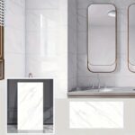 Beyaz Mermer Desenli Alüminyum Plastik Duvar Stickerı - Görsel 3