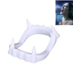 Beyaz Renk Çift Damak Takma Vampir Dişi - Görsel 4