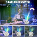 Bluetooth Özellikli Anason Projektör Gece Lambası - Görsel 4