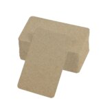 Boş Kelime Kartları 5x8 cm - 50 Adet Oval Kenarlı | Tabu &amp; Not Kartları - Kraft