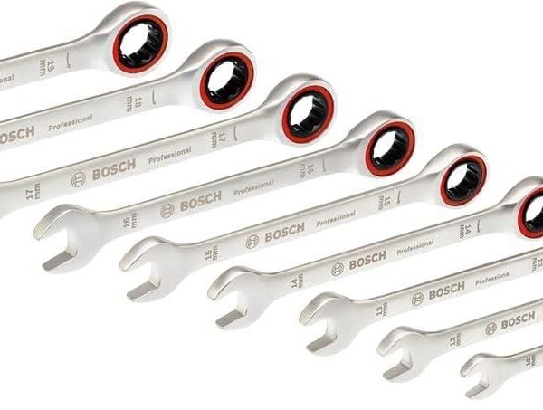 Bosch 10 Parça Kombine Anahtar Seti