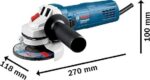 Bosch GWS 750 S Avuç Taşlama Makinesi - Görsel 2