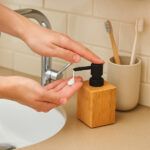 Büyük Ahşap Sıvı Sabunluk - Görsel 2