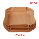 Büyük Boy Air Fryer Fritöz Pişirme Kağıdı 50 Adet - Görsel 5