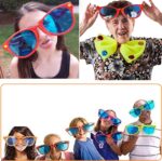 Büyük Parti Gözlüğü Rengarenk 12 Adet - Görsel 3