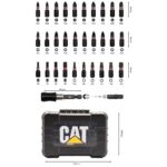 CAT DA01901 32 Parça Manganez Fosfat Alaşımlı Vidalama Uç Seti - Görsel 3