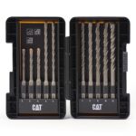 CAT DA03901 10 Parça Tungsten Karbür SDS-Plus Beton Matkap Uç Seti - Görsel 2