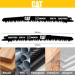 CAT DA07002 228mm 2 Parça Profesyonel Hızlı Ahşap Kesme Tilki Kuyruğu Testere Ucu - Görsel 2